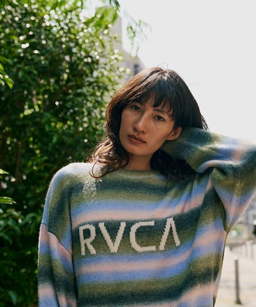RVCA レディース RS BIG RVCA KNIT セーター 【2025年秋冬モデル