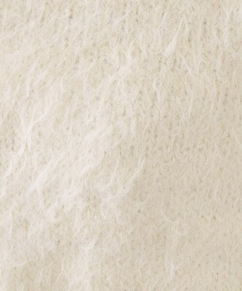 OPAQUE.CLIP（オペークドットクリップ）の「フェザーヤーンニット【洗濯機OK/抗ピル】（ニット/セーター・レディース・ブルー/アイボリー/ダークグレー・38/40/42）」の5枚目の写真