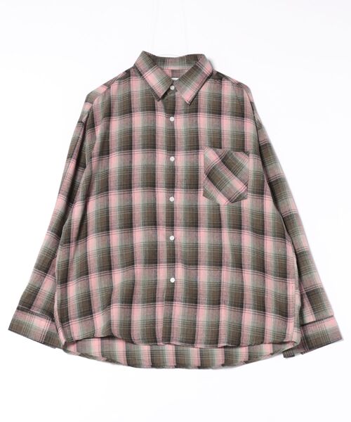 a.p.o.v.(エーピーオービー)の「a.p.o.v. クラシックチェック柄コットンネルシャツ(シャツ/ブラウス・メンズ・ネイビー系1/グレー/ブラック/レッド系1/レッド系2/ブラウン/ダークブラウン/グリーン/ピンク/ベージュ/パープル/イエロー/ネイビー系2/ネイビー系3・ONESIZE)」の17枚目の写真