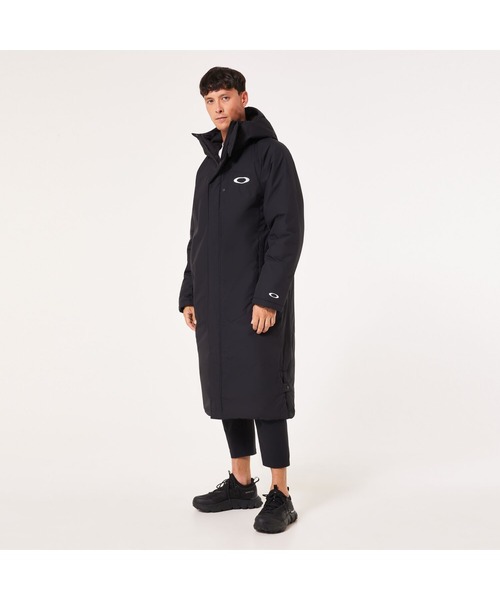 OAKLEY(オークリー)の「オークリー ENHANCE LONG COAT 14.7/ダウンコート/ロングコート/MENS/メンズ/撥水/防風/OAKLEY(ダウンジャケット/コート・メンズ・ブラック・XL/L/M/S)」の1枚目の写真