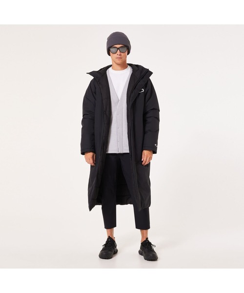 OAKLEY(オークリー)の「オークリー ENHANCE LONG COAT 14.7/ダウンコート/ロングコート/MENS/メンズ/撥水/防風/OAKLEY(ダウンジャケット/コート・メンズ・ブラック・XL/L/M/S)」の3枚目の写真