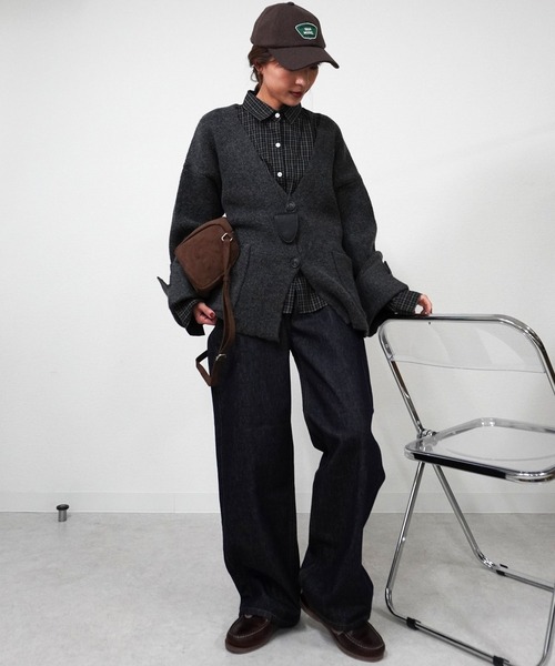 gossara(ゴサラ)の「ベーシックデニムパンツ(デニムパンツ・レディース・インディゴブルー・SMALL)」の9枚目の写真