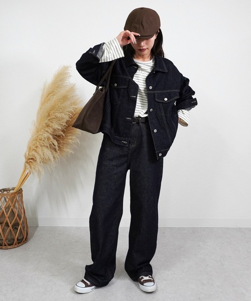 gossara(ゴサラ)の「ベーシックデニムパンツ(デニムパンツ・レディース・インディゴブルー・SMALL)」の10枚目の写真