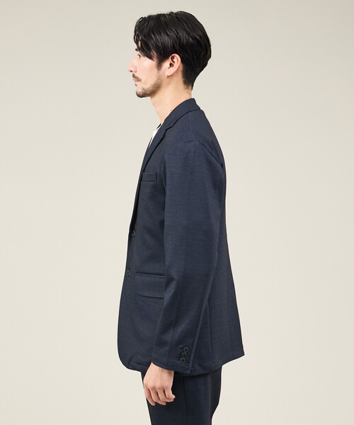 ABAHOUSE GRAY（アバハウスグレイ）の「【新型/セットアップ対応】ポンチ ジャケット / 4WAYストレッチ / ウォッシャブル（テーラードジャケット・メンズ・ネイビー/その他1/ブルー系その他/グレー/その他/ブラック・46/44/50/48）」の8枚目の写真