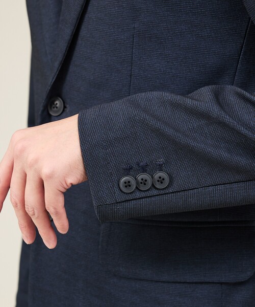 ABAHOUSE GRAY（アバハウスグレイ）の「【新型/セットアップ対応】ポンチ ジャケット / 4WAYストレッチ / ウォッシャブル（テーラードジャケット・メンズ・ネイビー/その他1/ブルー系その他/グレー/その他/ブラック・46/44/50/48）」の10枚目の写真