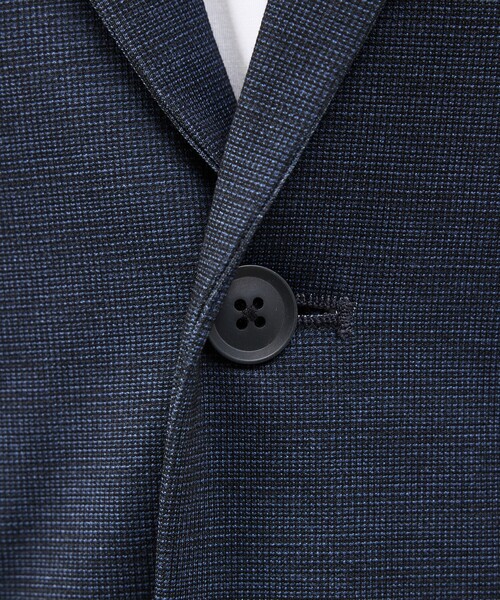 ABAHOUSE GRAY（アバハウスグレイ）の「【新型/セットアップ対応】ポンチ ジャケット / 4WAYストレッチ / ウォッシャブル（テーラードジャケット・メンズ・ネイビー/その他1/ブルー系その他/グレー/その他/ブラック・46/44/50/48）」の12枚目の写真