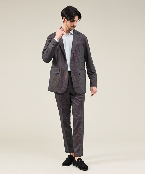 ABAHOUSE GRAY（アバハウスグレイ）の「【新型/セットアップ対応】ポンチ ジャケット / 4WAYストレッチ / ウォッシャブル（テーラードジャケット・メンズ・ネイビー/その他1/ブルー系その他/グレー/その他/ブラック・46/44/50/48）」の19枚目の写真