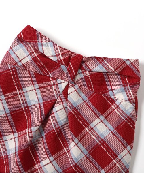 apres les cours(アプレレクール)の「【ジュニア対応】リボンタックスカート(スカート・キッズ・グレー/レッド・80/90/100/110/120/130/140)」の18枚目の写真