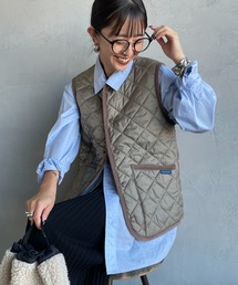 LAVENHAM キルティングベスト M 38 カーキ LAVENHAM（ラベンハム） 【並行輸入品 本国企画】ラベンハム