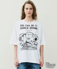 PEANUTS YOU CAN DO IT Tシャツ