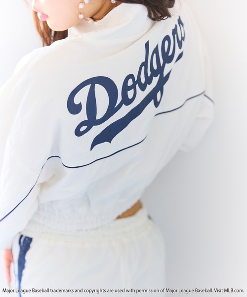 セール】【MLB】トラックジャケット/レースラインパンツセットアップ