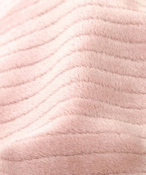 fran de lingerie（フランデランジェリー）の「もこもこ パジャマ ルームウェア レディース 冬 あったか モコモコ リボン 着る毛布「メモリーフリース」（ルームウェア/パジャマ・レディース・ホワイト系その他/ダークグレー/ピンク系その他2・M-L）」の20枚目の写真