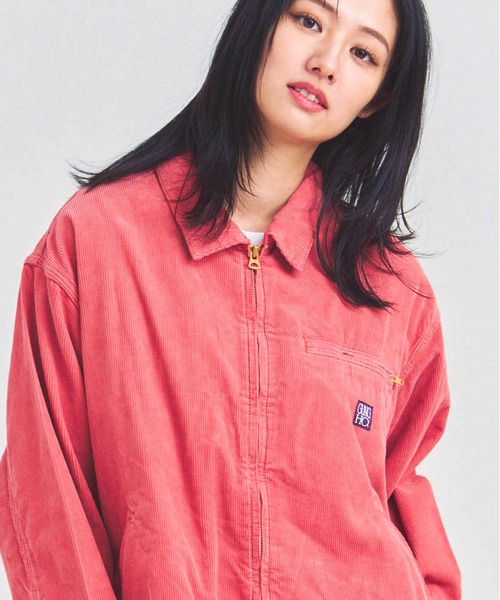 GUNG HO(ガンホー)の「GUNG HO 14W CORDUROY WORK JACKET(その他アウター・メンズ・ブラック/ピンク・M/L/XL)」の2枚目の写真