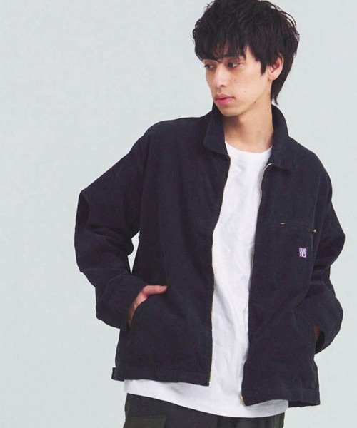GUNG HO(ガンホー)の「GUNG HO 14W CORDUROY WORK JACKET(その他アウター・メンズ・ブラック/ピンク・M/L/XL)」の1枚目の写真