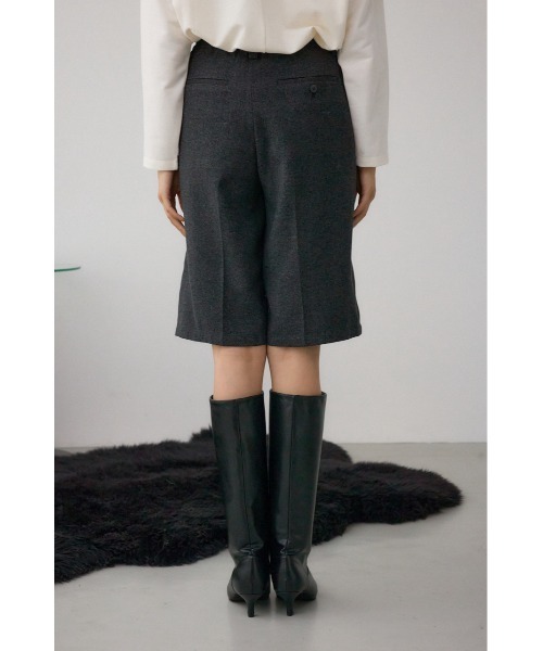 AZUL by moussy(アズールバイマウジー)の「ウールライクハーフパンツ(スラックス・レディース・ブラック/グレー系その他・SMALL/MEDIUM)」の18枚目の写真