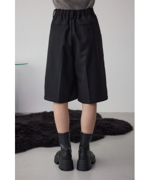 AZUL by moussy(アズールバイマウジー)の「ウールライクハーフパンツ(スラックス・レディース・ブラック/グレー系その他・SMALL/MEDIUM)」の8枚目の写真