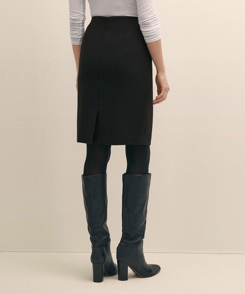 BROOKS BROTHERS（ブルックスブラザーズ）の「ポリエステル／ウール　ホースビット　ペンシルスカート（スカート・レディース・ブラック・0/4/8/2/6）」の7枚目の写真