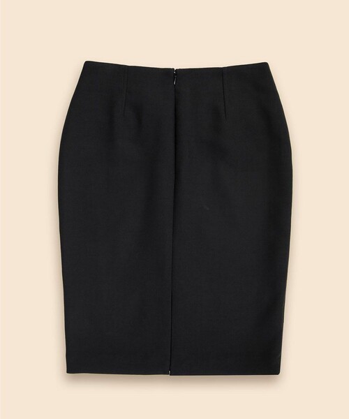 BROOKS BROTHERS（ブルックスブラザーズ）の「ポリエステル／ウール　ホースビット　ペンシルスカート（スカート・レディース・ブラック・0/4/8/2/6）」の3枚目の写真