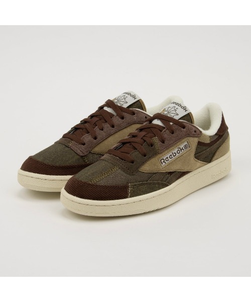 Reebok(リーボック)の「クラブシー リベンジ ヴィンテージ / CLUB C REVENGE VINTAGE(スニーカー・メンズ・カーキブラウン/アイボリー・22.5cm/23.0cm/24.5cm/25.0cm/25.5cm/26.0cm/26.5cm/27.0cm/27.5cm/28.0cm/28.5cm/30.0cm/23.5cm/24.0cm/29.0cm)」の6枚目の写真