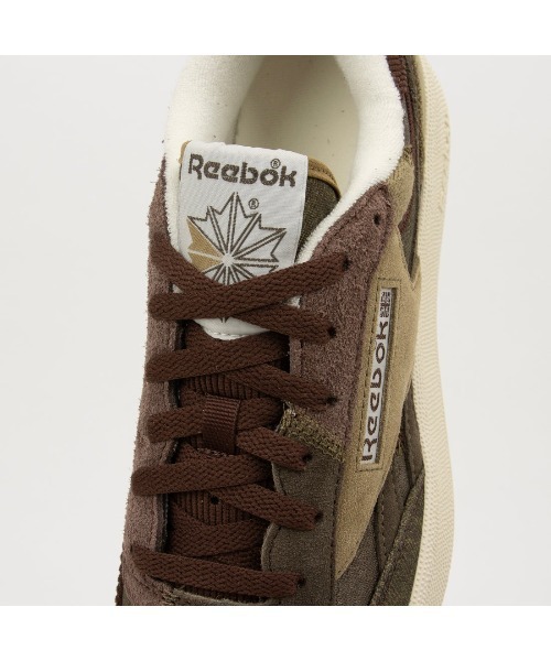 Reebok(リーボック)の「クラブシー リベンジ ヴィンテージ / CLUB C REVENGE VINTAGE(スニーカー・メンズ・カーキブラウン/アイボリー・22.5cm/23.0cm/24.5cm/25.0cm/25.5cm/26.0cm/26.5cm/27.0cm/27.5cm/28.0cm/28.5cm/30.0cm/23.5cm/24.0cm/29.0cm)」の10枚目の写真