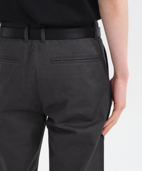 MUSINSA STANDARD（ムシンサスタンダード）の「ストレートチノパンツ [ダークグレー]（その他パンツ・メンズ・その他・40/38/42/36/34/32/30/31/33/26/27/28/29）」の6枚目の写真