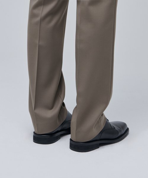 MUSINSA STANDARD（ムシンサスタンダード）の「ウールブレンドセミワイドヒドゥンバンディングスラックス[ダスティベージュ]（スラックス・メンズ・その他・29/30/31/33/26/27/28/40/38/42/36/34/32）」の9枚目の写真
