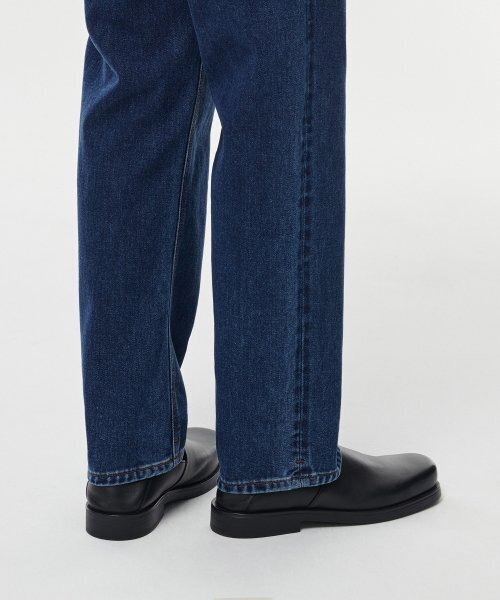 MUSINSA STANDARD（ムシンサスタンダード）の「裏起毛ストレートデニムパンツ [ミディアムインディゴ]（デニムパンツ・メンズ・その他・28/29/32/30/31/33/26/27/40/38/42/36/34）」の6枚目の写真