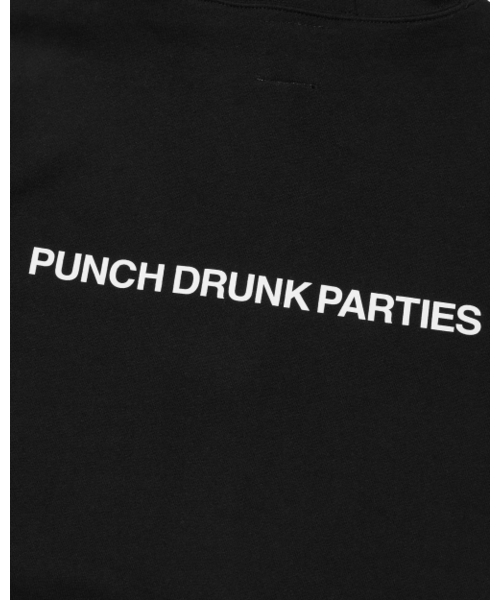 PUNCH DRUNK PARTIES（パンチドランクパーティーズ）の「Circle Logo Slim Hoodie (BLACK)（パーカー・レディース・その他・1/2）」の7枚目の写真
