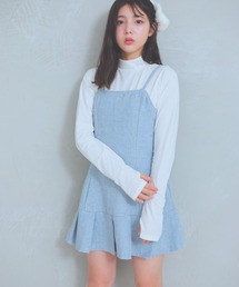 repipi armario（レピピ アルマリオ）の「【girly line】ハイネックピーチ起毛トップス（Tシャツ/カットソー・キッズ）」