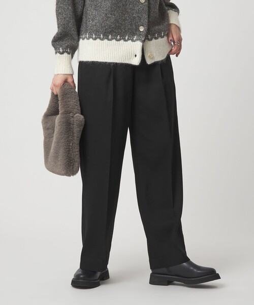 フィブリル ワイド パンツ（スラックス）｜green label relaxing