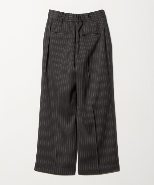 green label relaxing（グリーンレーベルリラクシング）の「フィブリル ワイド パンツ（スラックス・レディース・グレー系/オフホワイト/ブラック・38/36）」の17枚目の写真