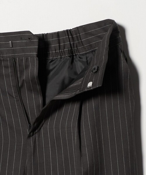 green label relaxing（グリーンレーベルリラクシング）の「フィブリル ワイド パンツ（スラックス・レディース・グレー系/オフホワイト/ブラック・38/36）」の21枚目の写真