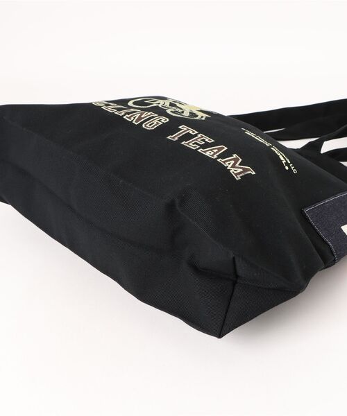 SNOOPY×OLD BETTY'S（スヌーピーカケルオールドベティーズ）の「スヌーピー【SNOOPY】Heavy Canvas Tote Bag (WOODSTOCK)（ショルダーバッグ・レディース・ネイビー/キャメル/ブラック・FREE）」の10枚目の写真