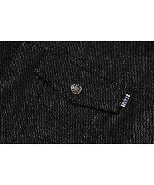 A BATHING APE（アベイシングエイプ）の「DOWN WIDE DENIM JACKET（デニムジャケット・メンズ・ブラック/インディゴブルー・MEDIUM/X-LARGE/LARGE）」の9枚目の写真