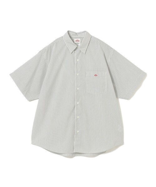BEAMS（ビームス）の「【別注】DANTON / ショートスリーブシャツ（シャツ/ブラウス・メンズ・ホワイト/グリーン・SMALL/MEDIUM/LARGE/X-LARGE）」の8枚目の写真
