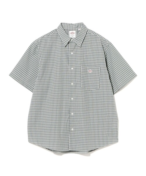 BEAMS（ビームス）の「【別注】DANTON / ショートスリーブシャツ（シャツ/ブラウス・メンズ・ホワイト/グリーン・SMALL/MEDIUM/LARGE/X-LARGE）」の3枚目の写真