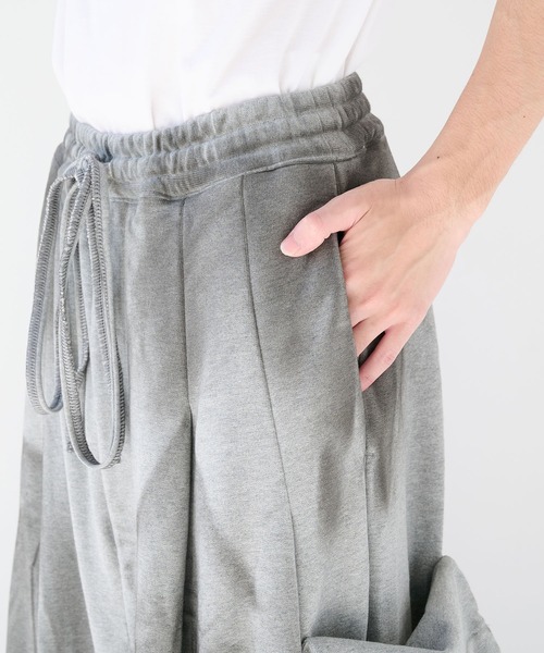 SHINYAKOZUKA（シンヤコヅカ）の「【SHINYAKOZUKA】別注 WASHED ORDINARY HOME DELIVERYMAN（ISSUE#7)（スウェットパンツ・メンズ・グレー/ブラック・M/XS/S）」の18枚目の写真