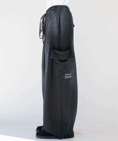 SHINYAKOZUKA（シンヤコヅカ）の「【SHINYAKOZUKA】別注 WASHED ORDINARY HOME DELIVERYMAN（ISSUE#7)（スウェットパンツ・メンズ・グレー/ブラック・M/XS/S）」の8枚目の写真