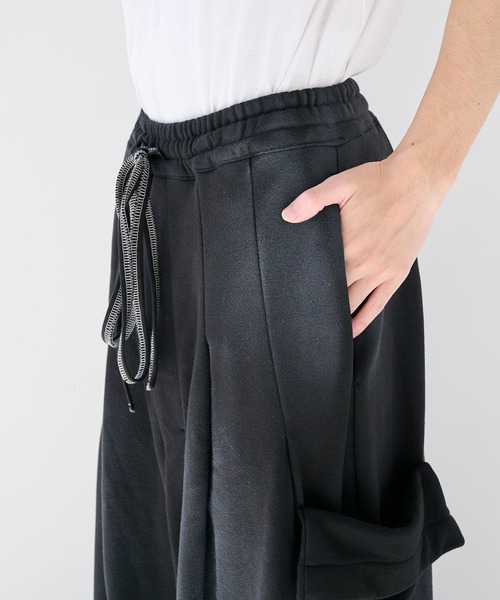 SHINYAKOZUKA（シンヤコヅカ）の「【SHINYAKOZUKA】別注 WASHED ORDINARY HOME DELIVERYMAN（ISSUE#7)（スウェットパンツ・メンズ・グレー/ブラック・M/XS/S）」の10枚目の写真