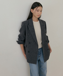 LINGSEOUL（リングソウル）の「wool double classic jacket-charcoal（テーラードジャケット）」