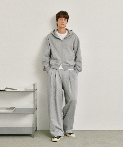 GLW（ジーエルダブリュ）の「ワイドツーピンタックスウェットパンツグレー（スウェットパンツ・レディース・その他・MEDIUM/LARGE）」の5枚目の写真