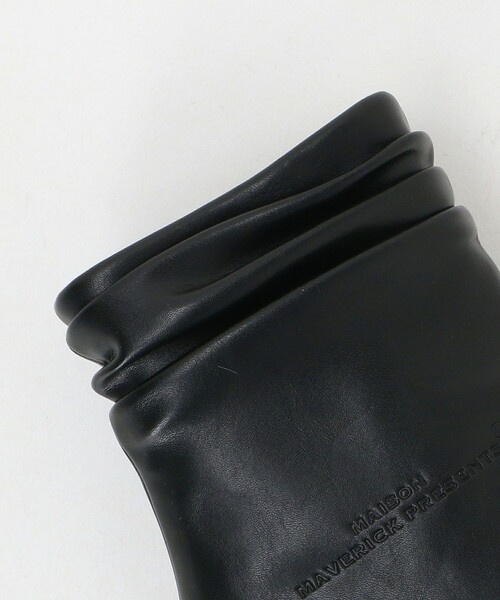 MAISON MAVERICK PRESENTS（メゾンマベリックプレゼンツ）の「＜MAISON MAVERICK PRESENTS＞レーザーライク アンクル ブーツ（ブーツ・レディース・ブラック・40/36/38）」の9枚目の写真