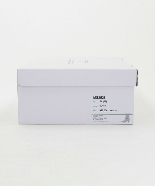 MAISON MAVERICK PRESENTS（メゾンマベリックプレゼンツ）の「＜MAISON MAVERICK PRESENTS＞レーザーライク アンクル ブーツ（ブーツ・レディース・ブラック・40/36/38）」の11枚目の写真