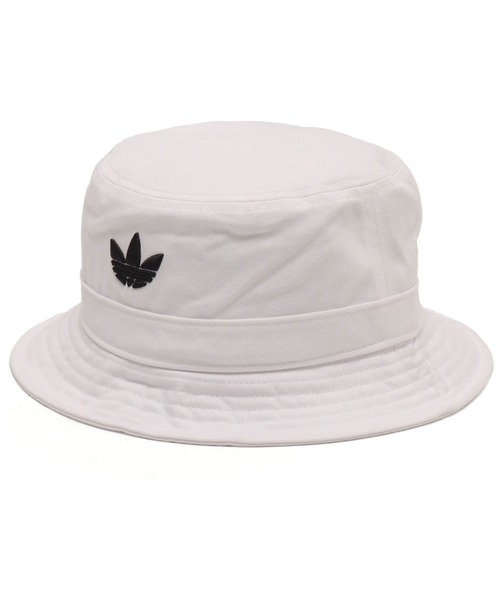 adidas(アディダス)の「adidas ADICOLOR BUCKET / アディダス アディカラー バケットハット(ハット・メンズ・ホワイト・M/L)」の1枚目の写真