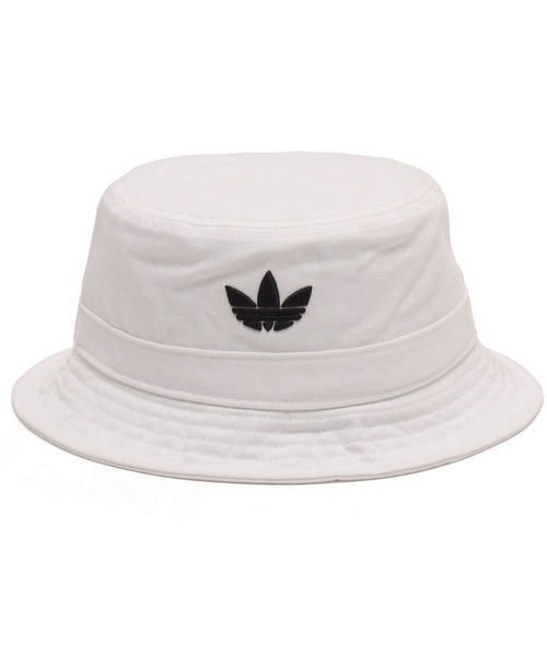 adidas(アディダス)の「adidas ADICOLOR BUCKET / アディダス アディカラー バケットハット(ハット・メンズ・ホワイト・M/L)」の2枚目の写真