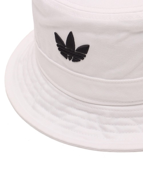 adidas(アディダス)の「adidas ADICOLOR BUCKET / アディダス アディカラー バケットハット(ハット・メンズ・ホワイト・M/L)」の6枚目の写真