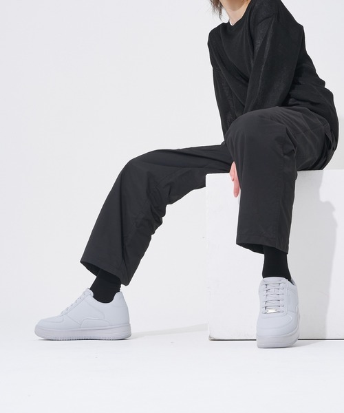 STANDOOL TOKYO（スタンドゥール）の「≪UNISEX≫ +6.5cmヒールアップスニーカー/Heel Up Sneaker 【SACAE/サカエ】（スニーカー・メンズ・モカ/ホワイト/ライトグレー/ホワイト系その他/ブラック系その他/ブラック・22.0cm/22.5cm/23.5cm/24.0cm/24.5cm/25.0cm/25.5cm/26.0cm/26.5cm/27.0cm/27.5cm/28.0cm/28.5cm/23.0cm）」の20枚目の写真