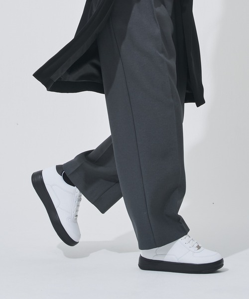 STANDOOL TOKYO（スタンドゥール）の「≪UNISEX≫ +6.5cmヒールアップスニーカー/Heel Up Sneaker 【SACAE/サカエ】（スニーカー・メンズ・モカ/ホワイト/ライトグレー/ホワイト系その他/ブラック系その他/ブラック・22.0cm/22.5cm/23.5cm/24.0cm/24.5cm/25.0cm/25.5cm/26.0cm/26.5cm/27.0cm/27.5cm/28.0cm/28.5cm/23.0cm）」の22枚目の写真