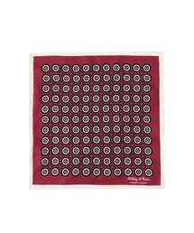 BEAMS F | Holliday ＆ Brown / シルク 小紋柄 チーフ(ハンカチ/ハンドタオル)