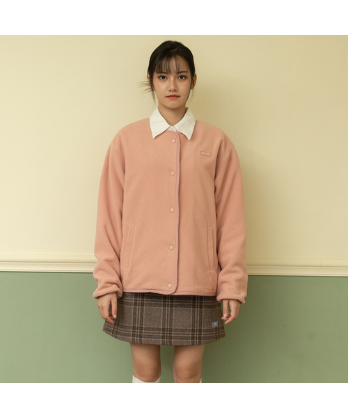SELITIO(セレティオ)の「レディース スナップボタン フリースジャケット ピンク(その他アウター・レディース・ピンク・SMALL/MEDIUM/LARGE)」の1枚目の写真